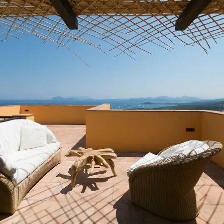Villa Silvie, Con Piscina Condominiale, Bbq, Giardino, Vista Mare, Pevero Golf
